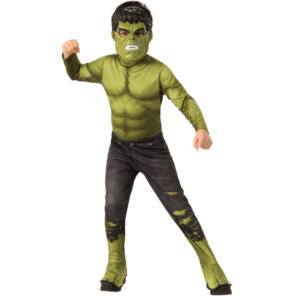 Hulk (8-10 år) dräkt med mask avengers endgame hulken 147-154cm