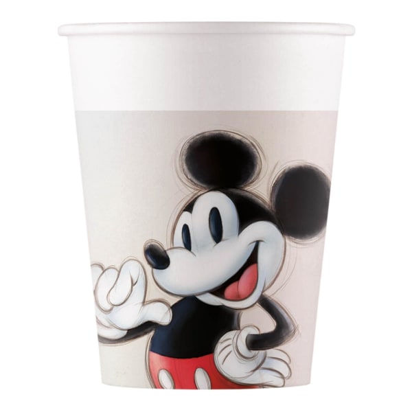 Engangskrus minnie mouse 8 stk 250 ml krus mickey mouse