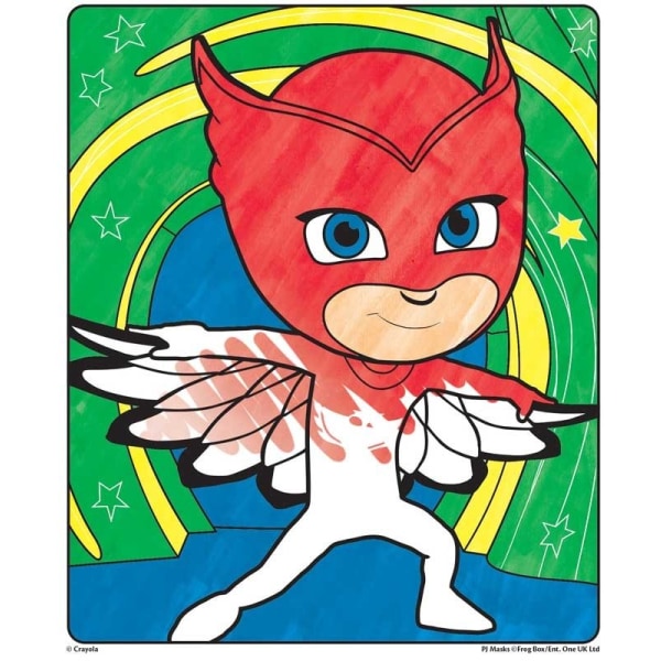 Pj masks taikavärityskirja 5 kpl kynät crayola