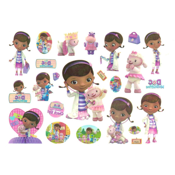 Doc McStuffins tatuoinnit 15 kpl hahmot sarjasta lapsille