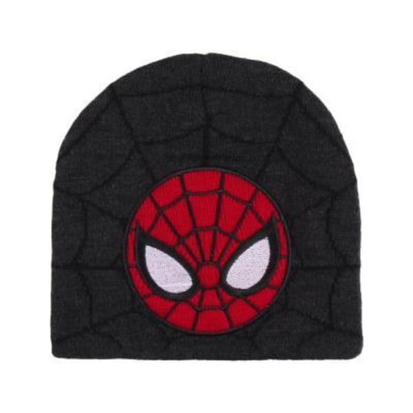 Spiderman svart mössa huva luva vintermössa avengers svart