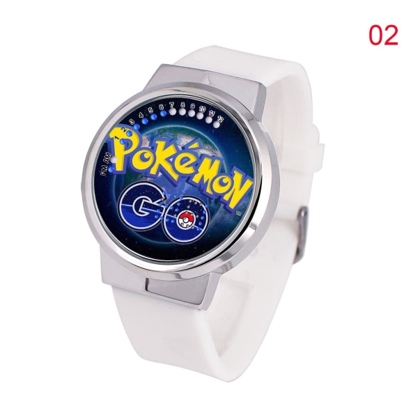 Børneur pokemon digitalt armbåndsur touch ur Vit