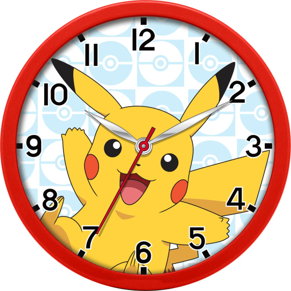 Pokemon barnklocka väggklocka klocka pikachu