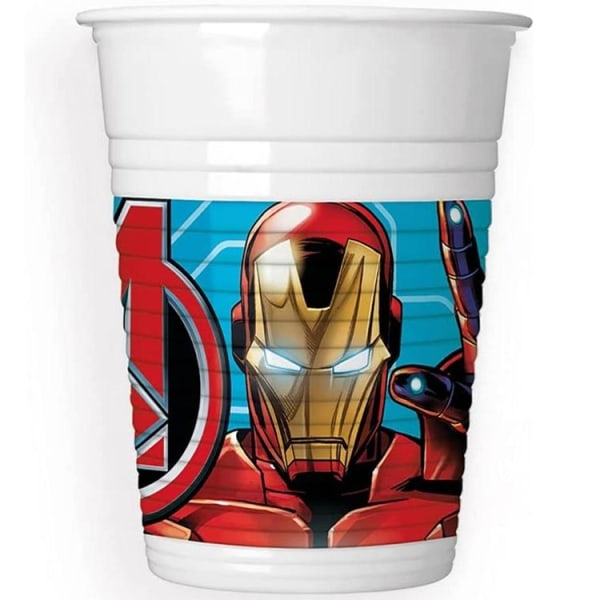 Avengers engangskrus 8 stk 200 ml krus