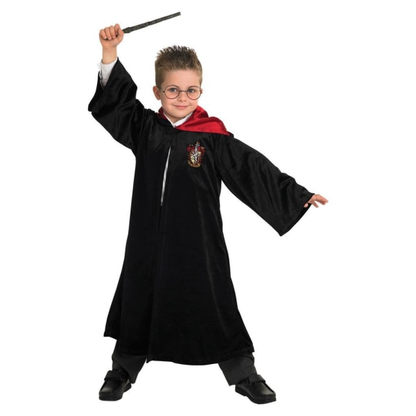Harry potter deluxe 110/116 cm (5-6 år) kappe kostume Gryffindor
