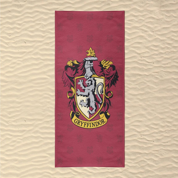 Harry potter pyyhe 180 x 90 cm kylpypyyhe rantapyyhe gryffindor