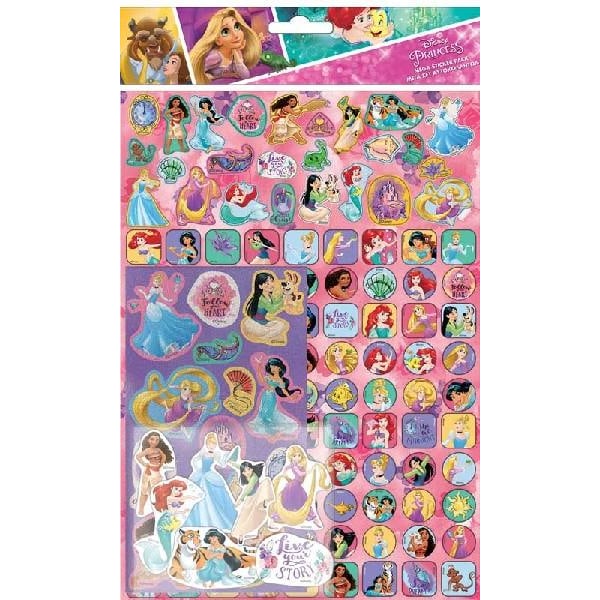 Disney princess 150 st klistermärken klistermärke