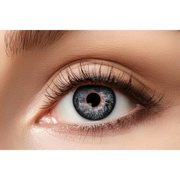 Partylinser grå naturliga kontaktlinser färgade linser halloween