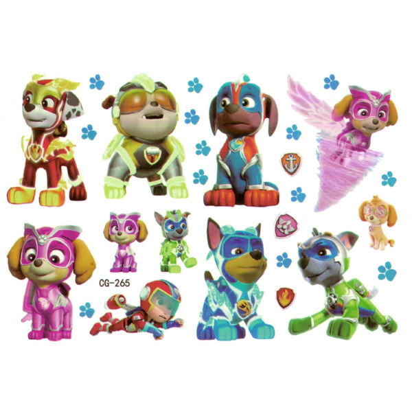 Paw Patrol – The Movie børnetatoveringer – 11 seje motiver