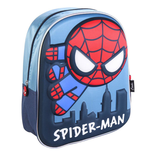 Spiderman 3D reppu 31 cm valaistuksella laukku koulureppu spidey