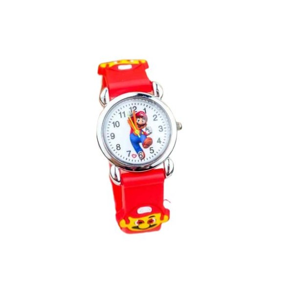 Børneur super mario rød analog armbåndsur ur nintendo Röd ddc6 | Röd | 150  | Fyndiq