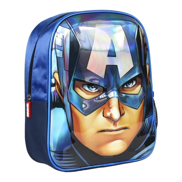 Captain america 3D reppu 31 cm laukku koulureppu avengers