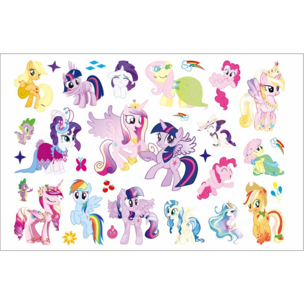My Little Pony gnuggisar – 18 färgglada barntatueringar