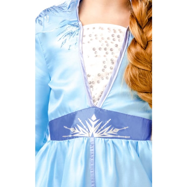 Frozen II elsa travel dress 122/128 cl (7-8 år) frost klänning