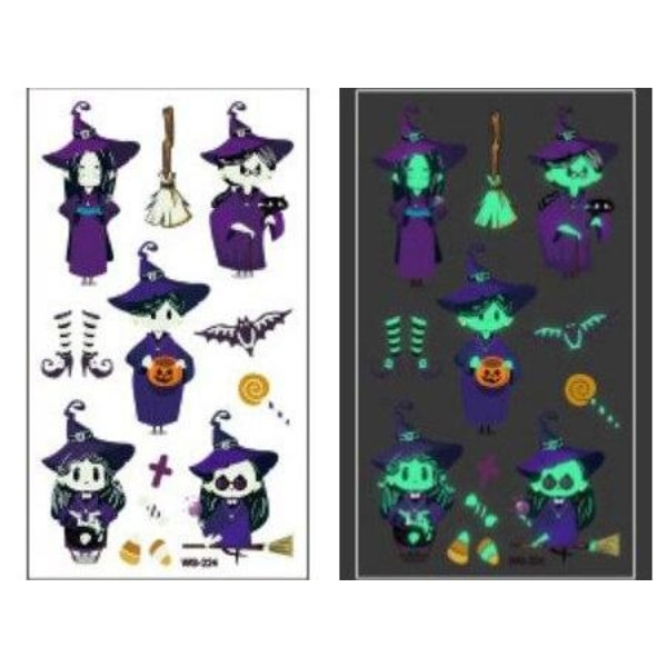 Itsevalaisevat lastentatuoinnit 5 arkkia Halloween-teemalla