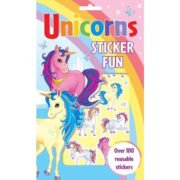 Unicorn-klistermærker 100+ klistermærker kan genbruges