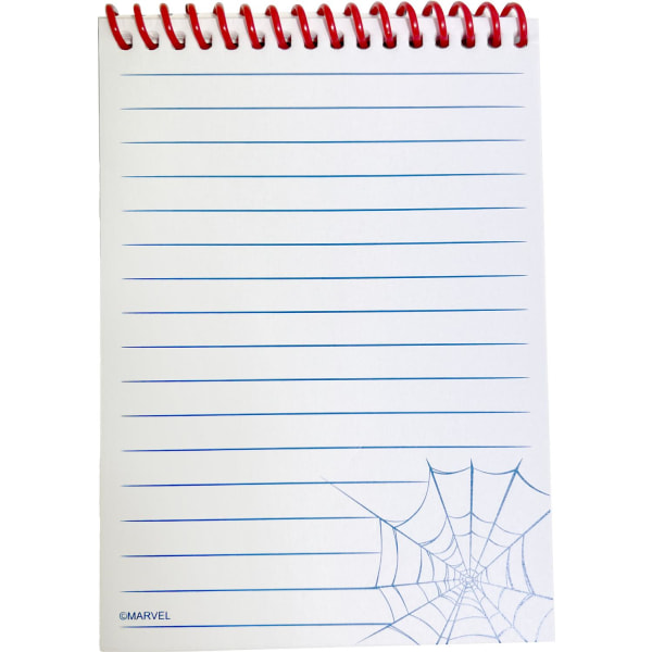 Spiderman stort kreativt sæt dagbog klistermærker blok pen