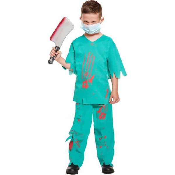Blodig doktor (4-6 år) læge kostume halloween