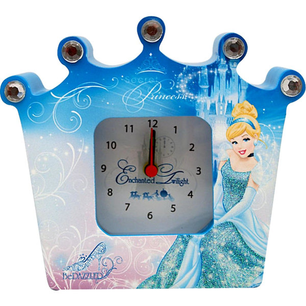 Askungen väckarklocka i trä alarm klocka cinderella disney