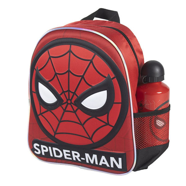 Spiderman 3D reppu 31 cm pullolla laukku koulureppu