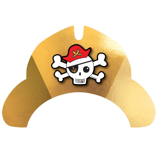 Piraten juhlahatut 8 kpl hattuja merirosvojuhla juhlat