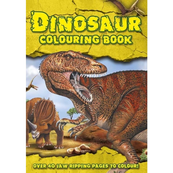 Dinosaurer malebog 32 sider aktivitetsbog dinosaurus