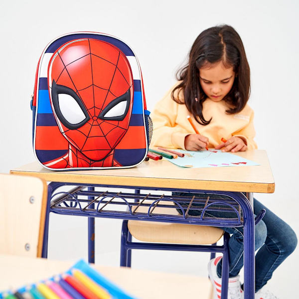 Spiderman 3D ryggsäck 31 cm väska skolväska avengers