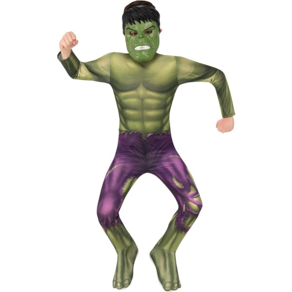 Hulk 110/116 cl (5-6 år) dräkt med mask avengers marvel hulken 110-116cm