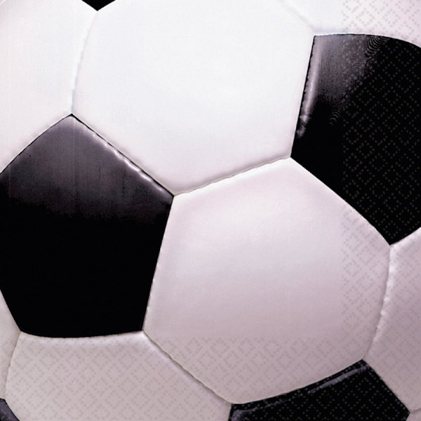 Fodbold servietter 33 x 33 cm 16 stk fodboldsport fodboldtema