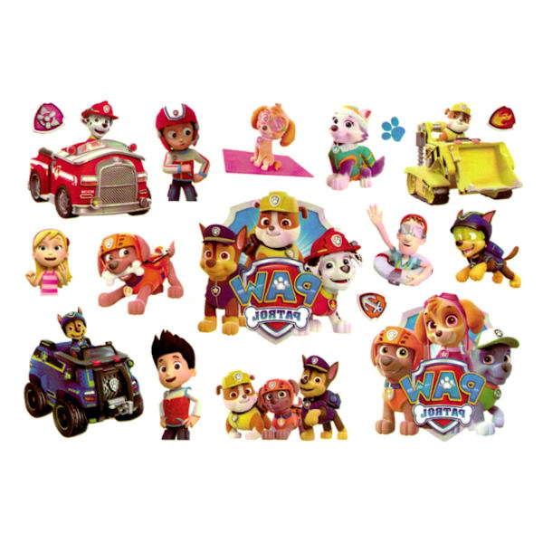 Paw Patrol lasten tatuoinnit – 14 värikästä kuvaa