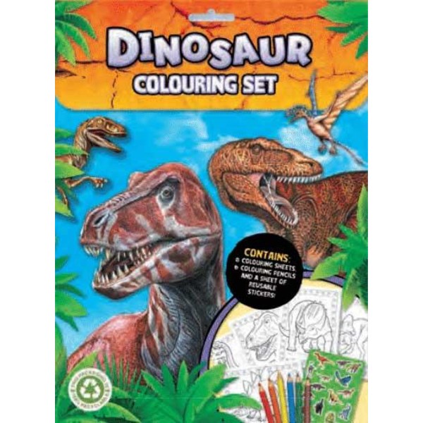 Dinosaur aktivitetspakke penne klistermærker dinosaurer