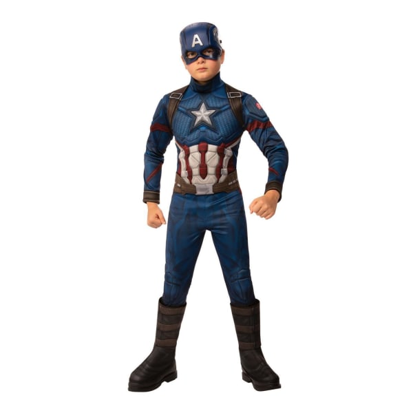 Captain america deluxe (8-10 vuotta)  puku naamio avengers