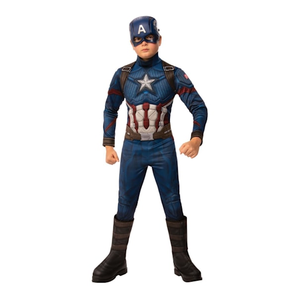 Captain america deluxe (8-10 vuotta)  puku naamio avengers