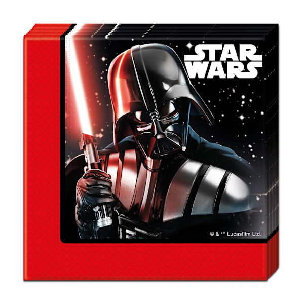 20 st servetter star wars 33 x 33 cm darth vader