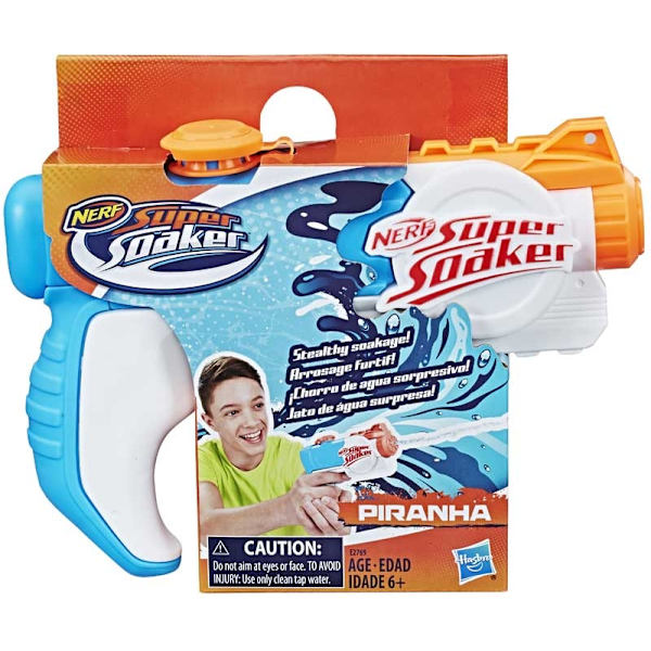 NERF Super Soaker Piranha 21 cm vattenpistol för barn