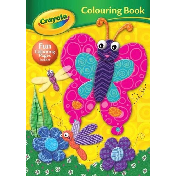 Crayola målarbok 48 sidor med djurmotiv pyssel