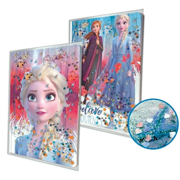 Frozen II dagbog 80 sider tegnebog blok anna elsa frost