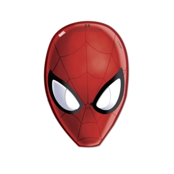 Spiderman 6 stk festmasker maske avengers fest