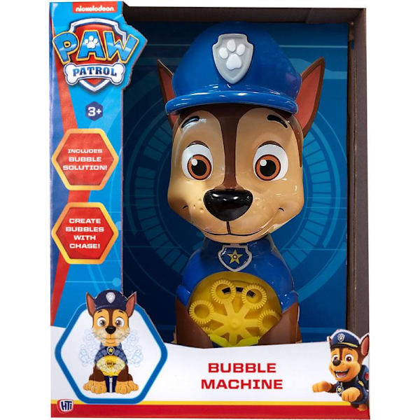 Paw patrol elektrisk bubbelmaskin chase såpbubblor såp bubblor