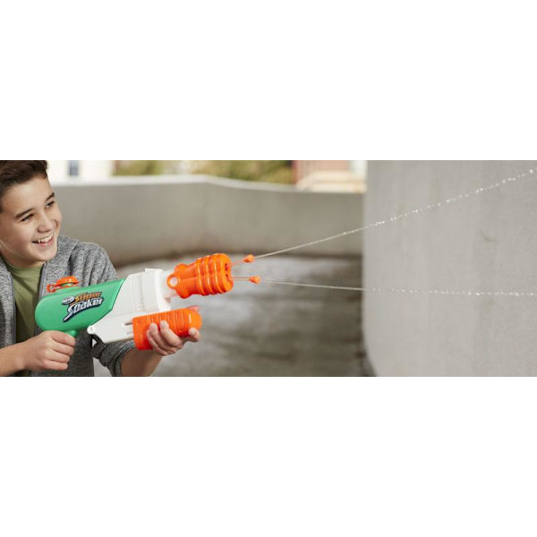 NERF Hydro Frenzy 51 cm vattenpistol med 3-i-1 sprutfunktion