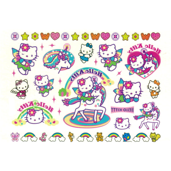 Hello Kitty lastentatuoinnit 15 kpl hauskanpitoon