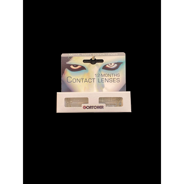 Party-linssit harmaat 12 kk värilliset linssit halloween siistit hullut pelottavat