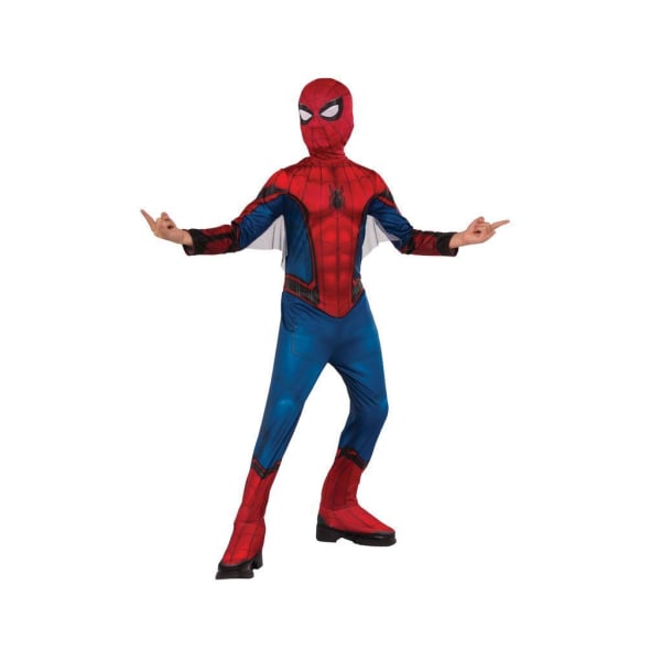 Spiderman (3-4 år) far from home dräkt med mask avengers 116-128cm