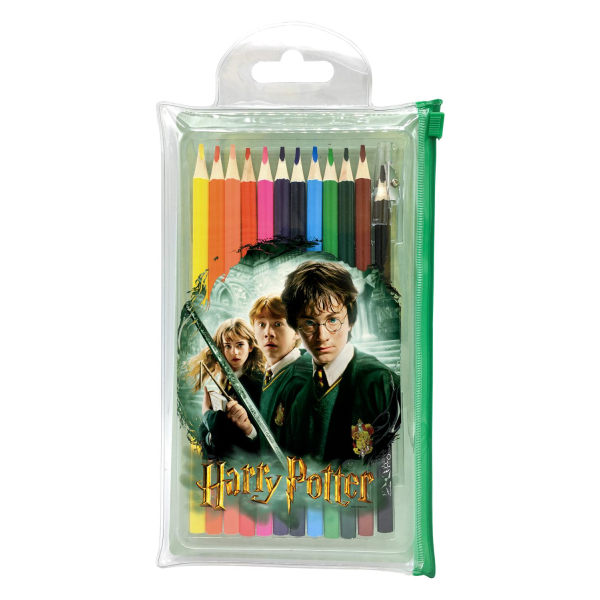 Harry potter 12 stk farveblyanter gryffindor blyanter