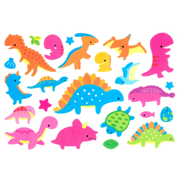 Dinosaurukset lastentatuoinnit 16 kpl juhliin ja leikkiin