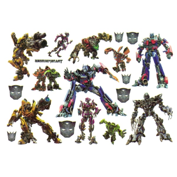 Transformers lasten tatuoinnit – 14 kpl Bumblebee & kumppanit