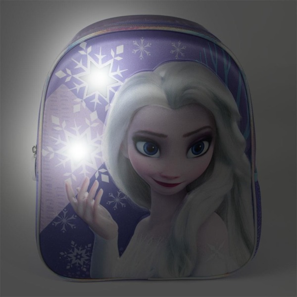 Frozen II 3D reppu 31 cm valaistuksella laukku koulureppu