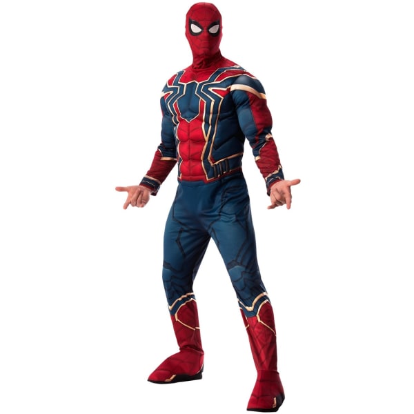 Spiderman iron spider deluxe aikuisten standardikoko avengers