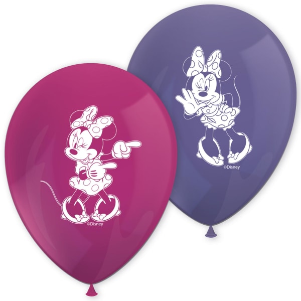 Balloner minnie mouse 6 stk 27 cm minnie mus ballon