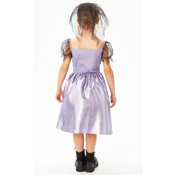 Brudklänning goth 110/116 cl (5-6 år) halloween klänning häxa
